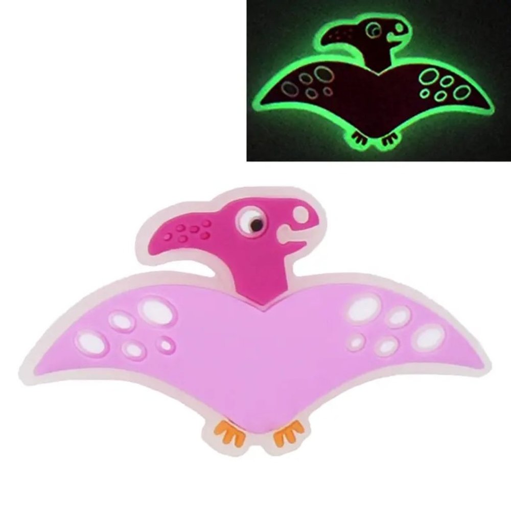 Glow in the Dark Dinosaur crocs charms